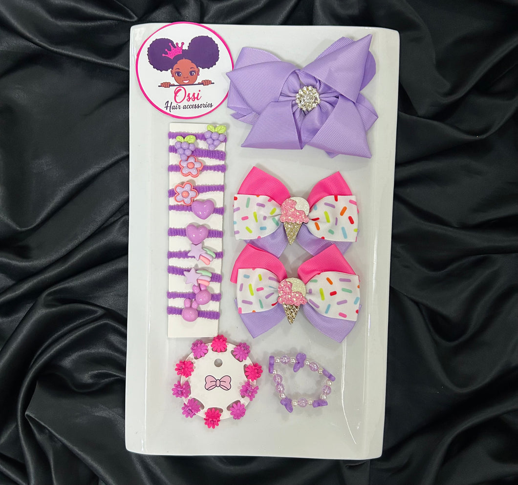 Kit accessoires violets